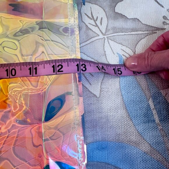 PINK Summer Carnival VIP  Tote Bag Iridescent PINK Tote Bag. - Picture 9 of 11